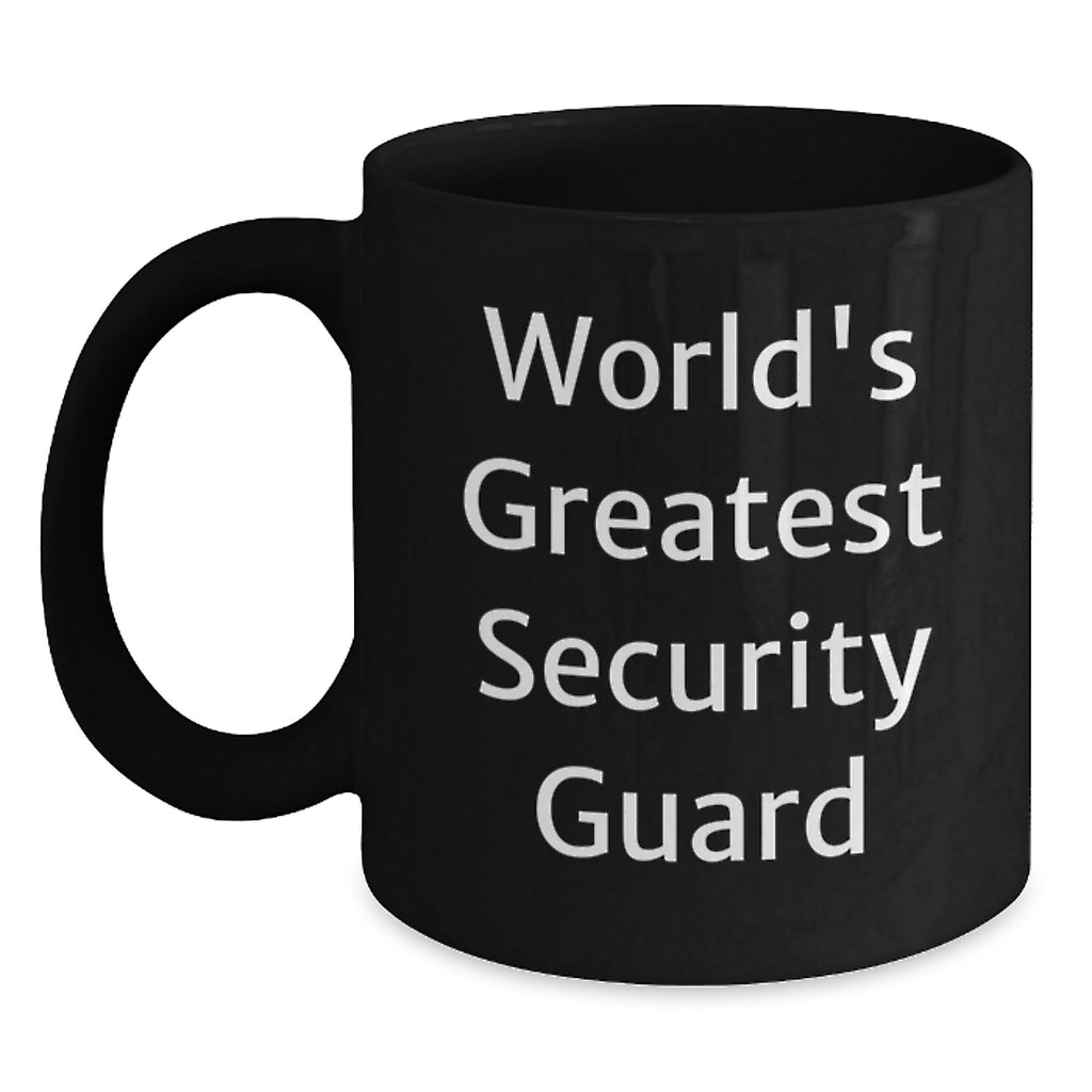 World's Greatest Security Guard Funny Coffee Mug Gifts from Friends, Perfect for Security Guard on Mother's Day - Main