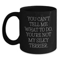 Funny Silky Terrier Dog Black Coffee Mugs Gifts from Friends for Birthday - Main