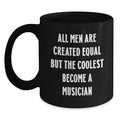 Funny Musician Quote Gifts from Family to Musician Mom on Mother's Day Unique Black Coffee Mug - Main