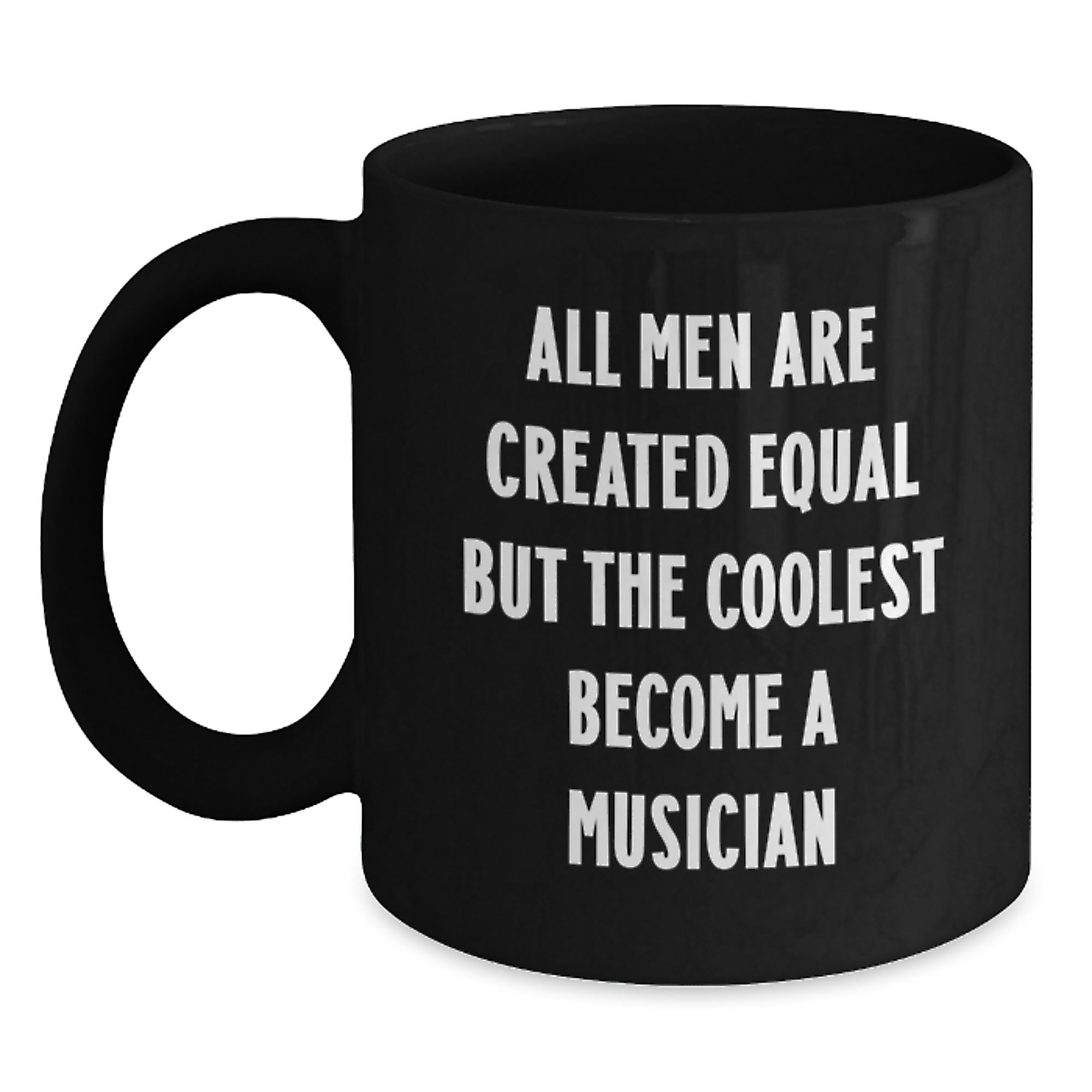 Funny Musician Quote Gifts from Family to Musician Mom on Mother's Day Unique Black Coffee Mug - Main