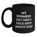 Burmese Cat Lovers Funny Mugs Gifts for Dad from Men on Father's Day Unique - Main
