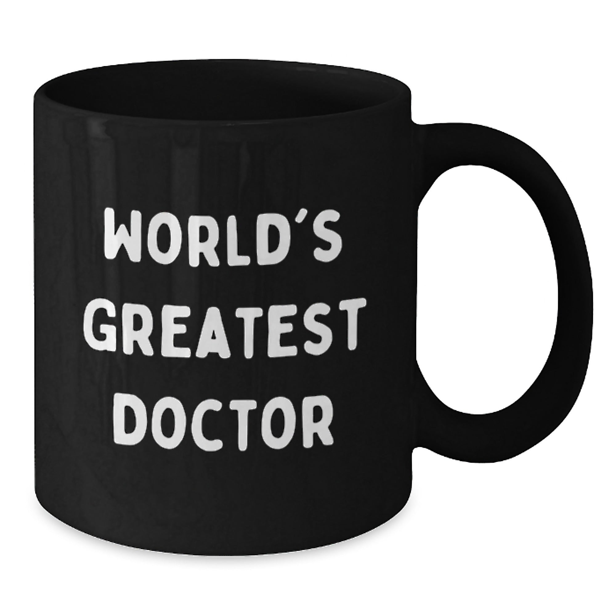 Funny World's Greatest Doctor Gifts for Doctor Mom on Mother's Day - Black Coffee Mug from Daughter - Additional