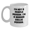 Funny Border Collie Dog Gifts for Men Women Friends Family - I'm Not A People Person - Main