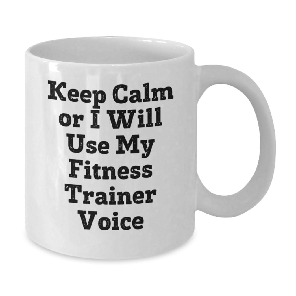 Funny Fitness Trainer Gifts for Women, White Coffee Mugs, Mother's Day Unique Gifts from Friends - Additional