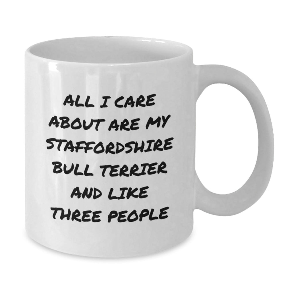 Funny Staffordshire Bull Terrier Dog Lover Gifts from Men to Family Friends for Birthday Unique Mugs - Additional
