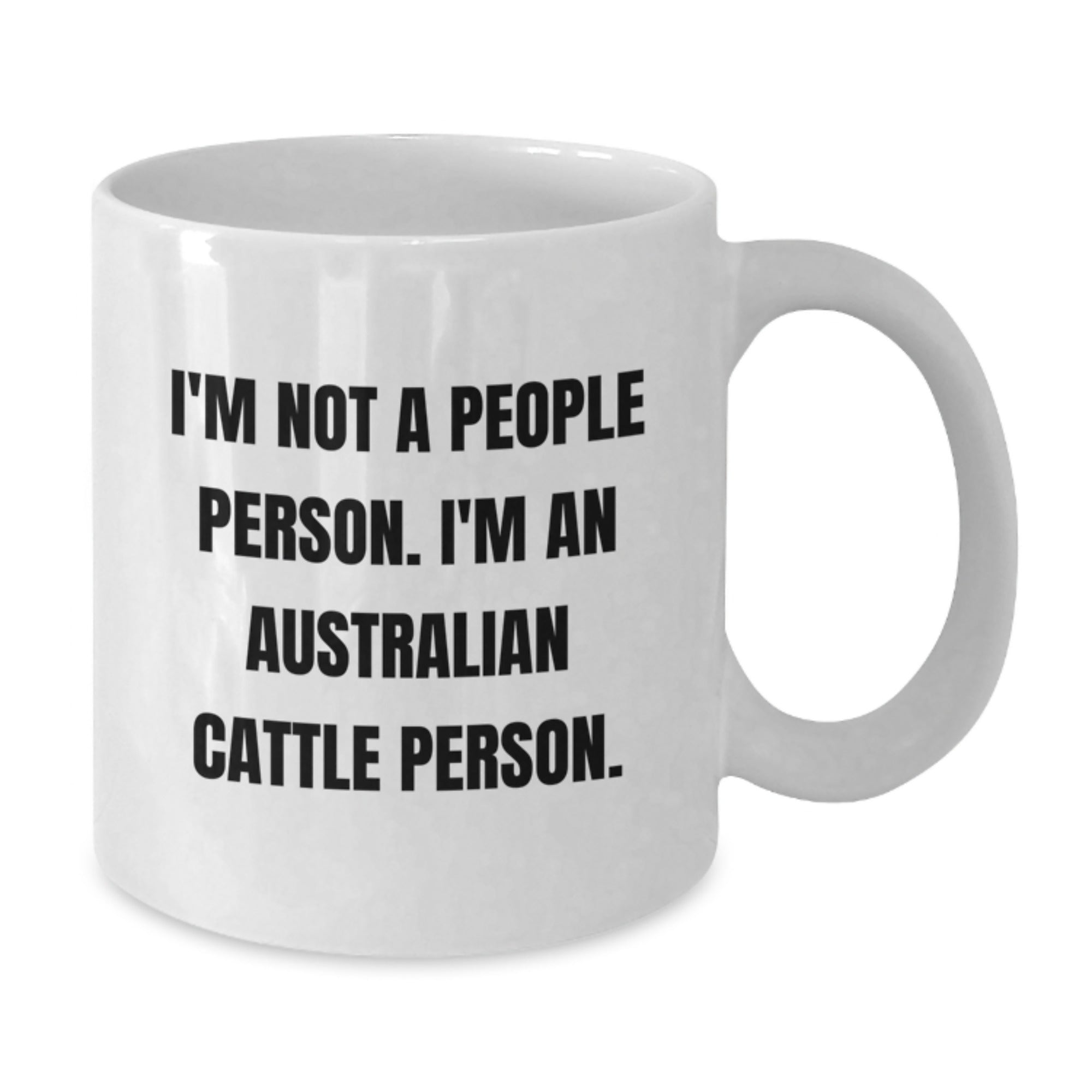 Funny Australian Cattle Dog Gifts for Him, Unique Birthday Unique Gifts from Friends, Australian Cattle Dog White Coffee Mug - Additional
