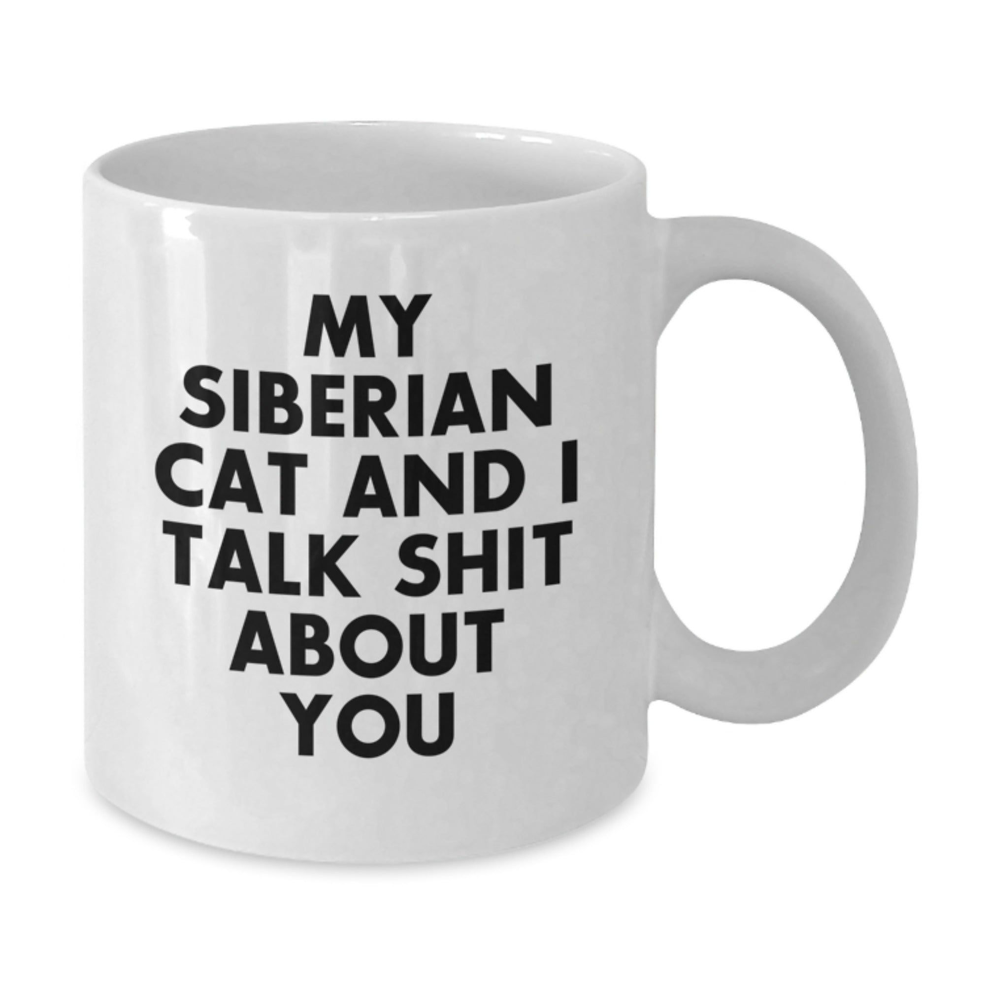 Funny Siberian Cat White Coffee Mugs Gifts from Men for Father's Day Unique - Additional