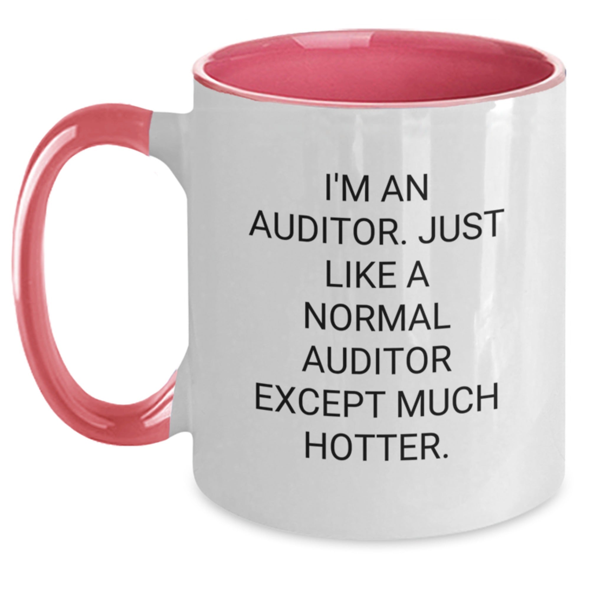 Auditor Gifts, Funny Quote, Two Tone Coffee Mug, Father's Day Unique Gifts from Family for Auditor - Main