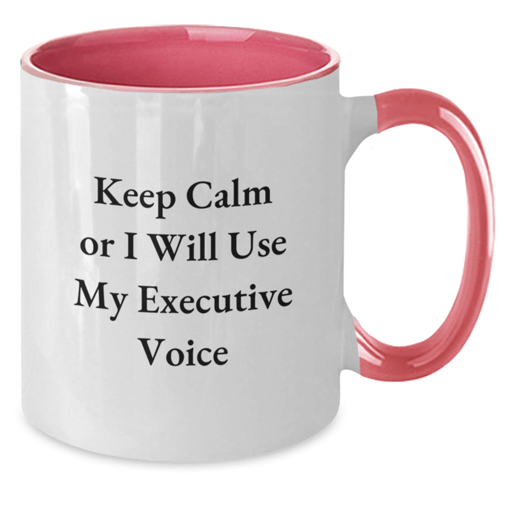 Executive Two Tone Coffee Mugs Gifts from Men to Executive Women Funny Mother's Day - Additional