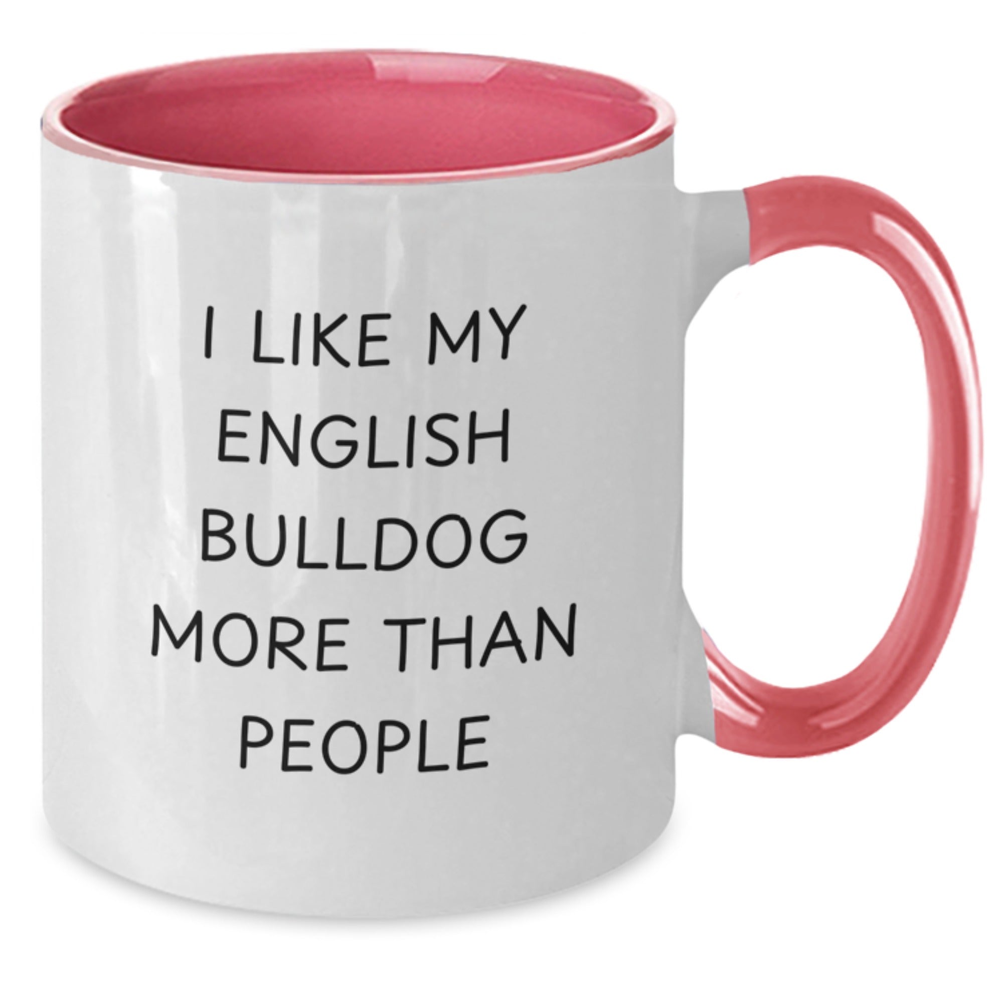 Funny English Bulldog Gifts, Cute Two Tone Coffee Mugs, Birthday Unique Presents, Gifts from Family, Friends to English Bulldog Lovers - Additional