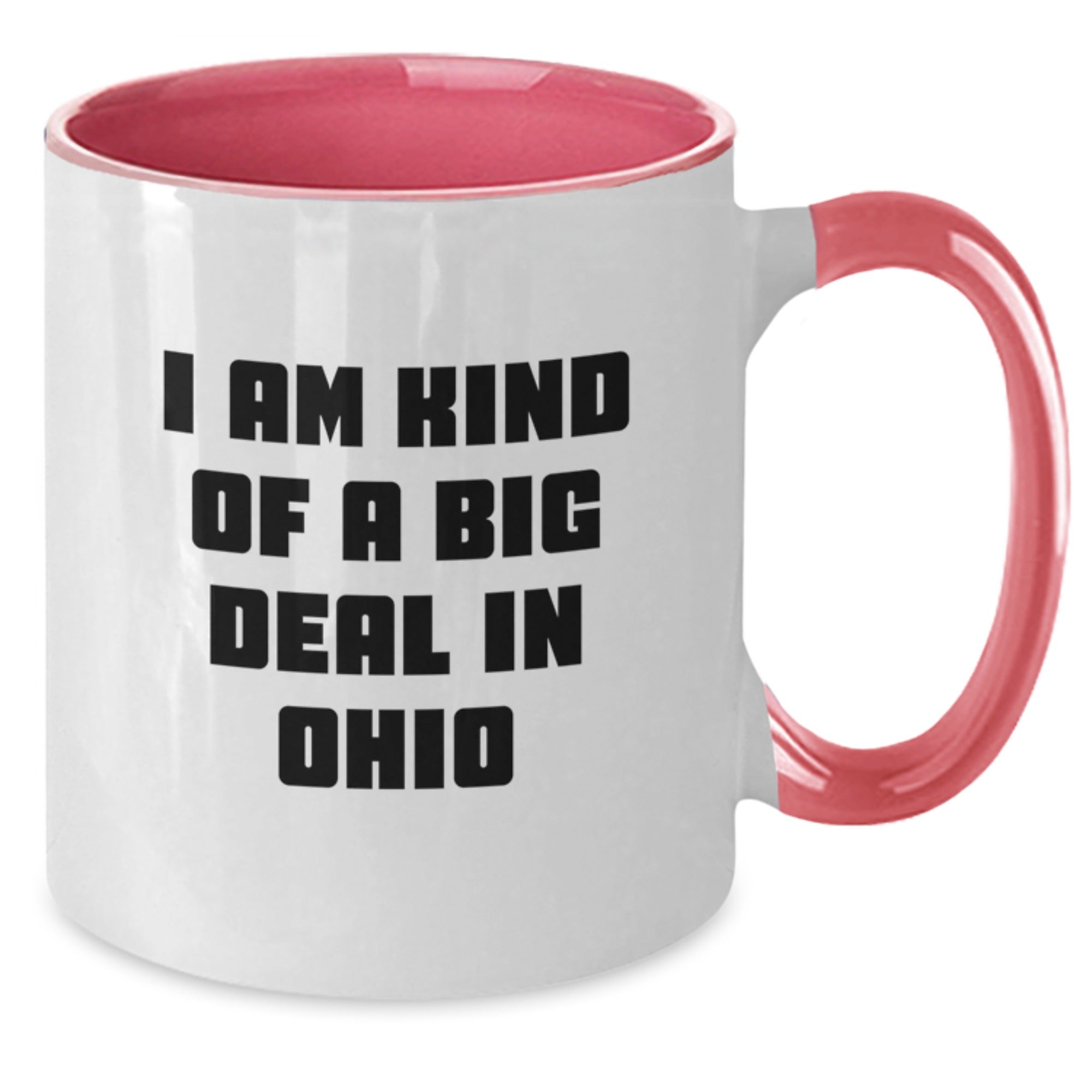 Funny Ohio Gifts for Her - Two Tone Coffee Mug - 'I Am Kind Of A Prime Selection In Ohio' Quote - Gifts from Family to Mom on Mother's Day - Additional