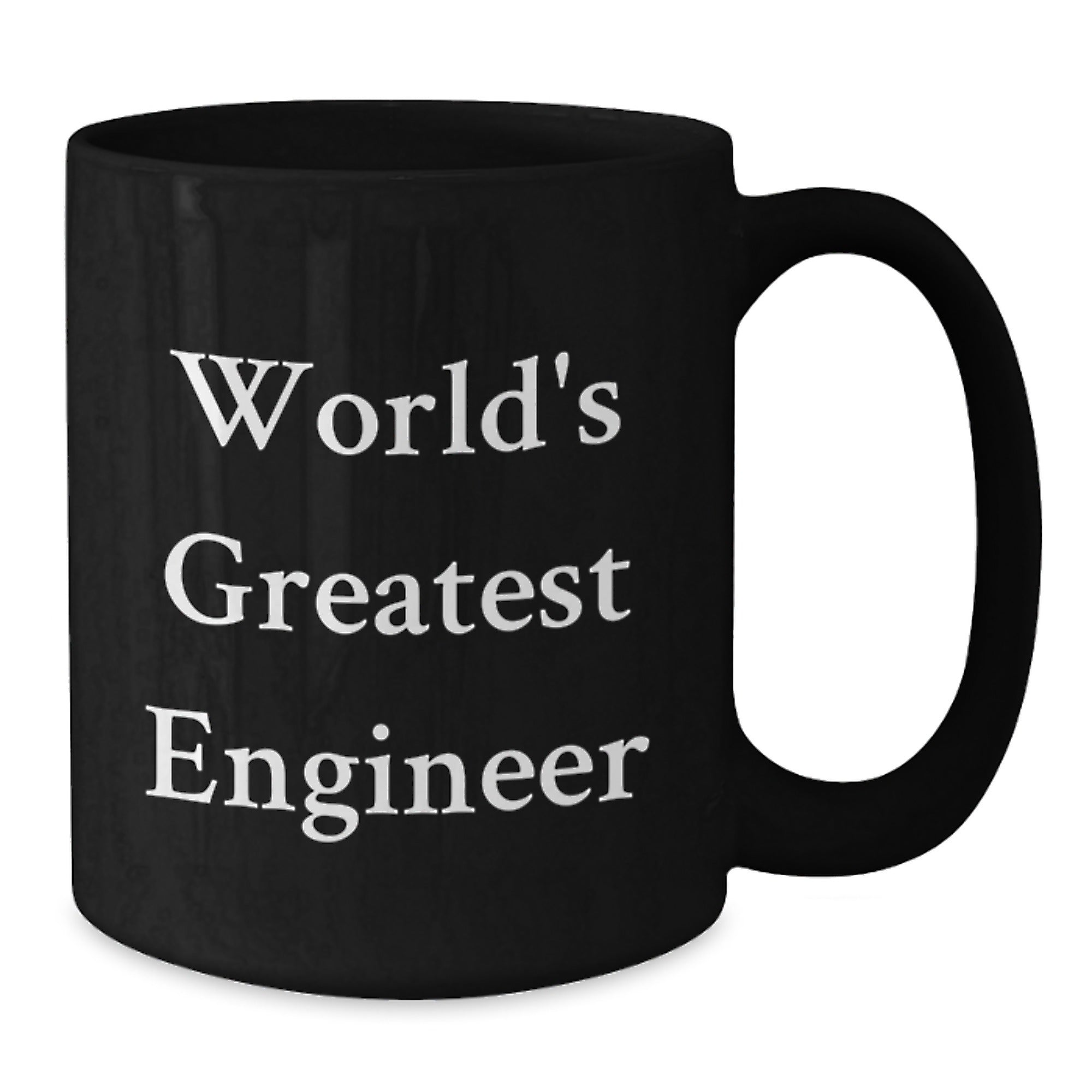 World's Greatest Engineer Funny Quote Black Coffee Mug Gifts for Engineer Friends and Family from Men - Additional