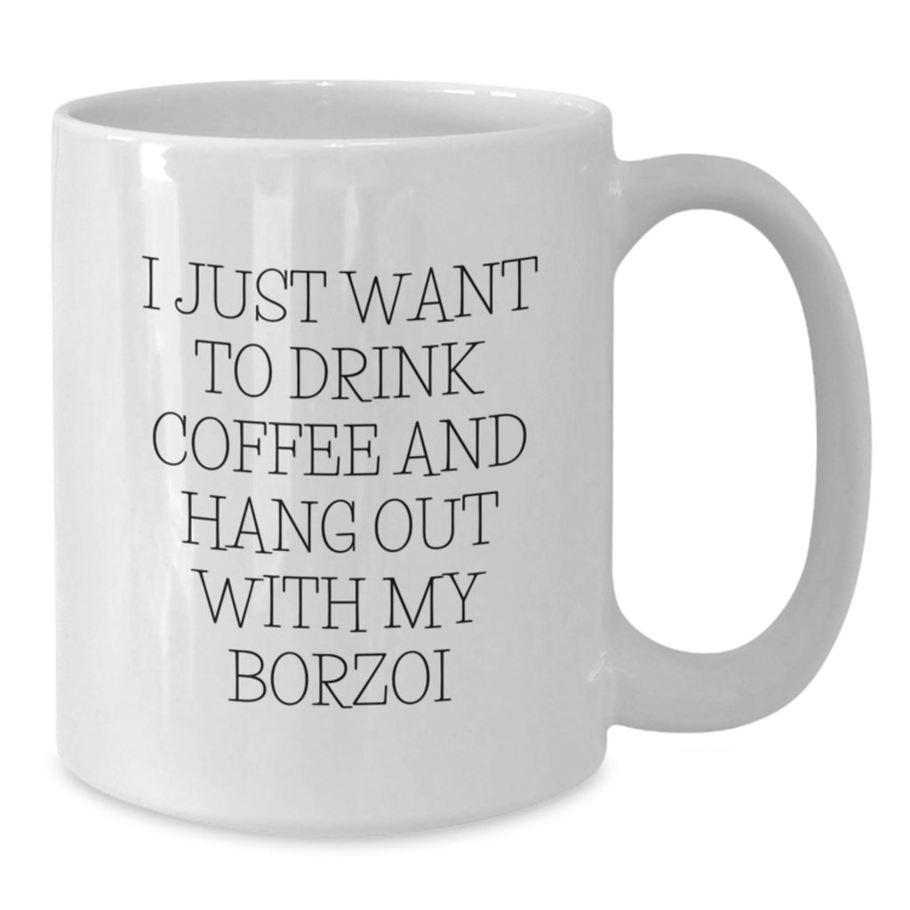 Funny Borzoi Dog Lover Gifts from Family for Birthday Unique Birthday Unique Gifts for Men Women Friends - Additional