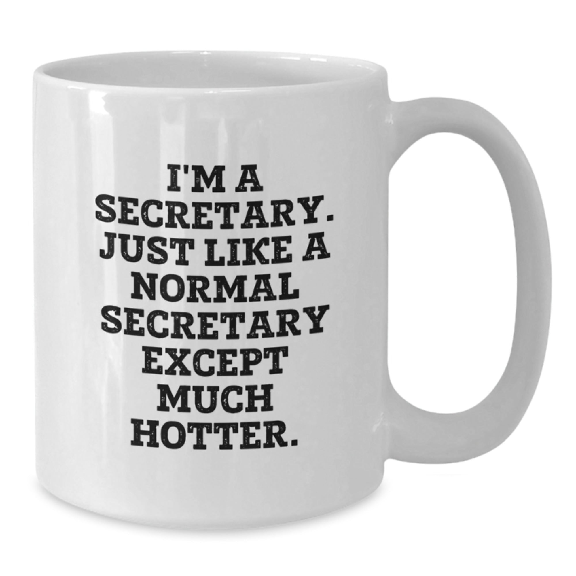 Funny Secretary White Coffee Mug Gifts from Men to Women on Mother's Day, I'm A Secretary Mugs for Secretary Lovers, White Ceramic Mug - Additional