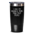Funny Havanese Dog Lover Gifts from Men, Unique Birthday Unique Gifts for Havanese Dog Owners, 20oz-30oz Insulated Tumbler - Main