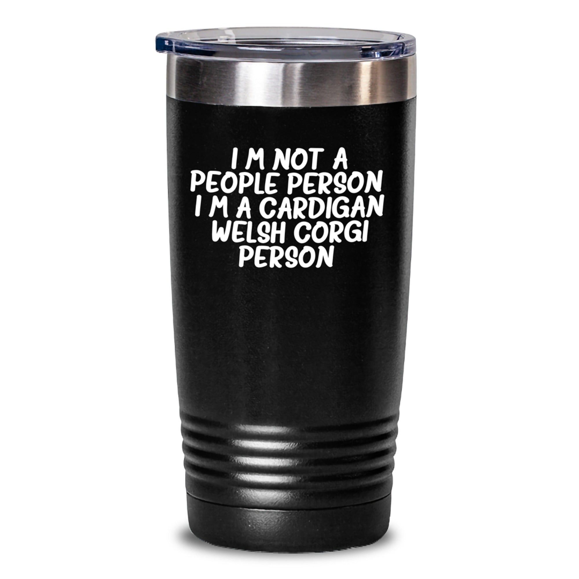 Cardigan Welsh Corgi Dog Lover Gifts from Friends Funny Inspirational Mug Quote Tumbler, Birthday Unique Gifts for Cardigan Welsh Corgi Dog Enthusiasts, Men, Women, Stainless Steel Powder Coating - Main