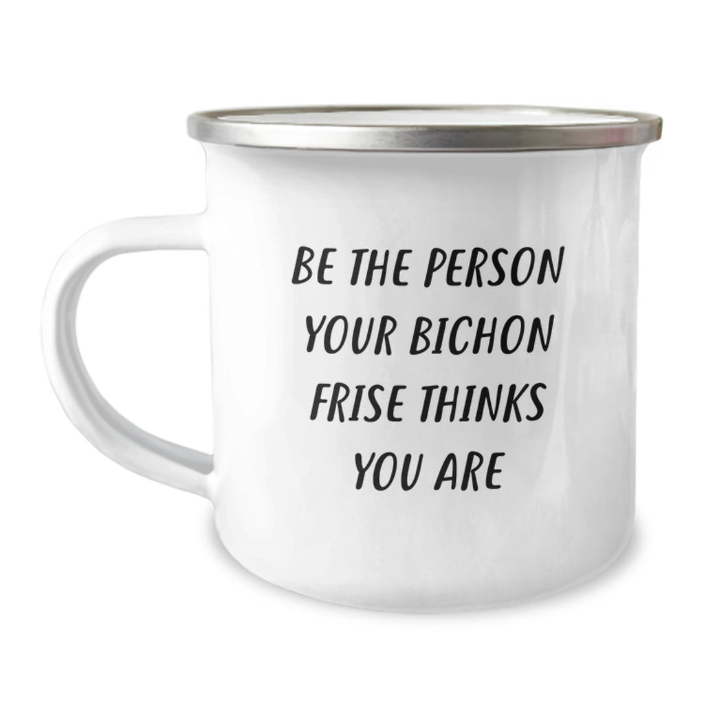 Unique Bichon Frise Dog Gifts from Men to Friends on Birthday with Funny Quote - Image 1