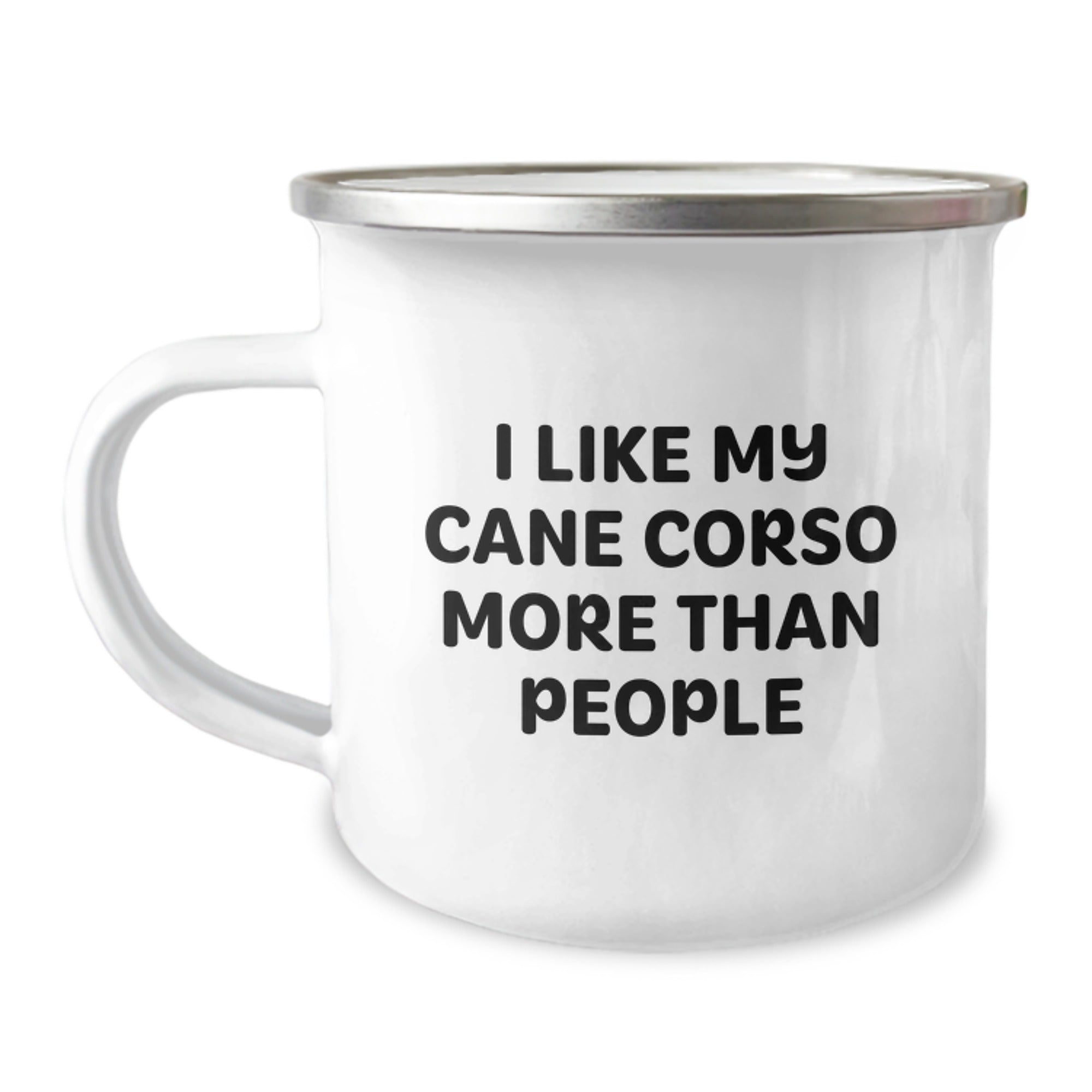Funny Cane Corso Dog Gifts for Men - Unique Birthday Mugs for Dog Lovers - I Like My Cane Corso More Than People - Fun Camping Mug for Friends - Image 1