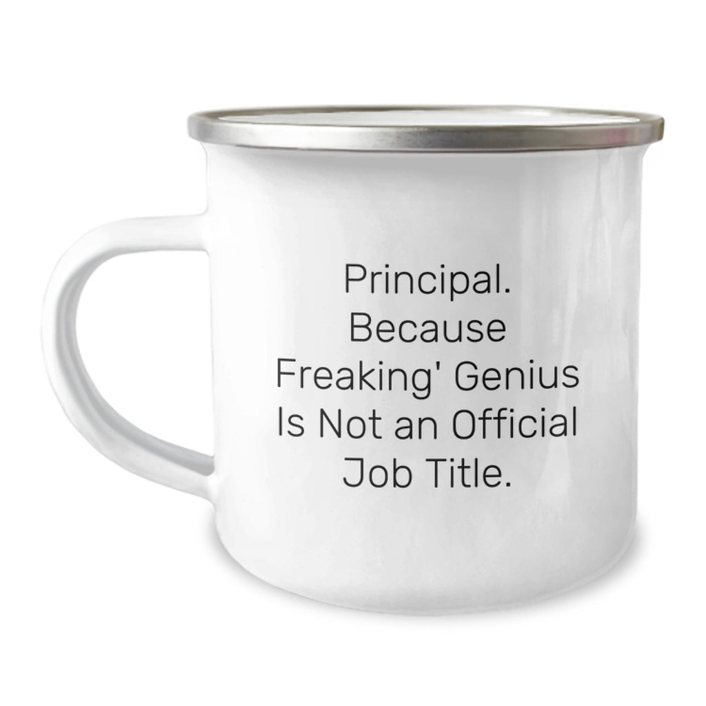 Funny Principal Gifts, Principal Mom Camping Mug, Mother's Day Unique Presents for Principal from Men - Image 1