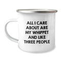 Funny Whippet Dog Lover Gifts for Men, Friends, Family - Unique Birthday Unique Whippet Dog Camping Mugs from Friends for Whippet Dog Enthusiast - Image 1
