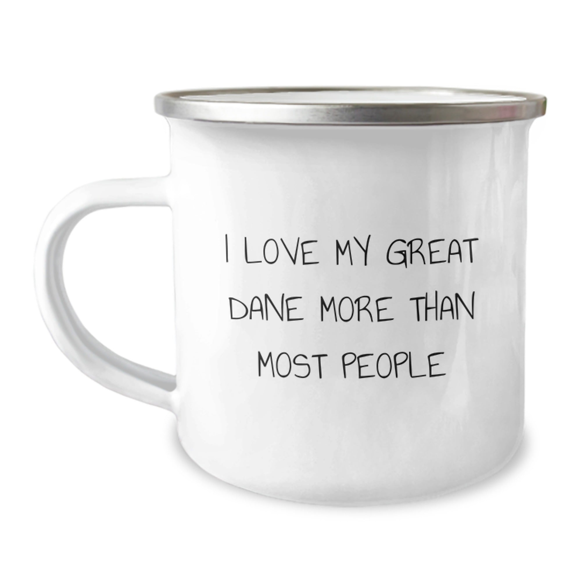 Funny Great Dane Dog Gifts from Men to Friends for Birthday Great Dane Dog Lover Camping Mug - Image 1