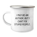 Funny Author Gifts for Her - 'I May Be An Author, But' Camping Mug for Mom on Mother's Day from Daughter - Image 1