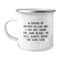 Funny Mom-in-law Camping Mug Gifts from Family for Graduation Unique Presents - Image 1