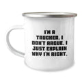 Funny Trucker Gifts from Family for Trucker Men, I'm A Trucker, Camping Mug, Unique Graduation Gifts for Truckers - Image 1