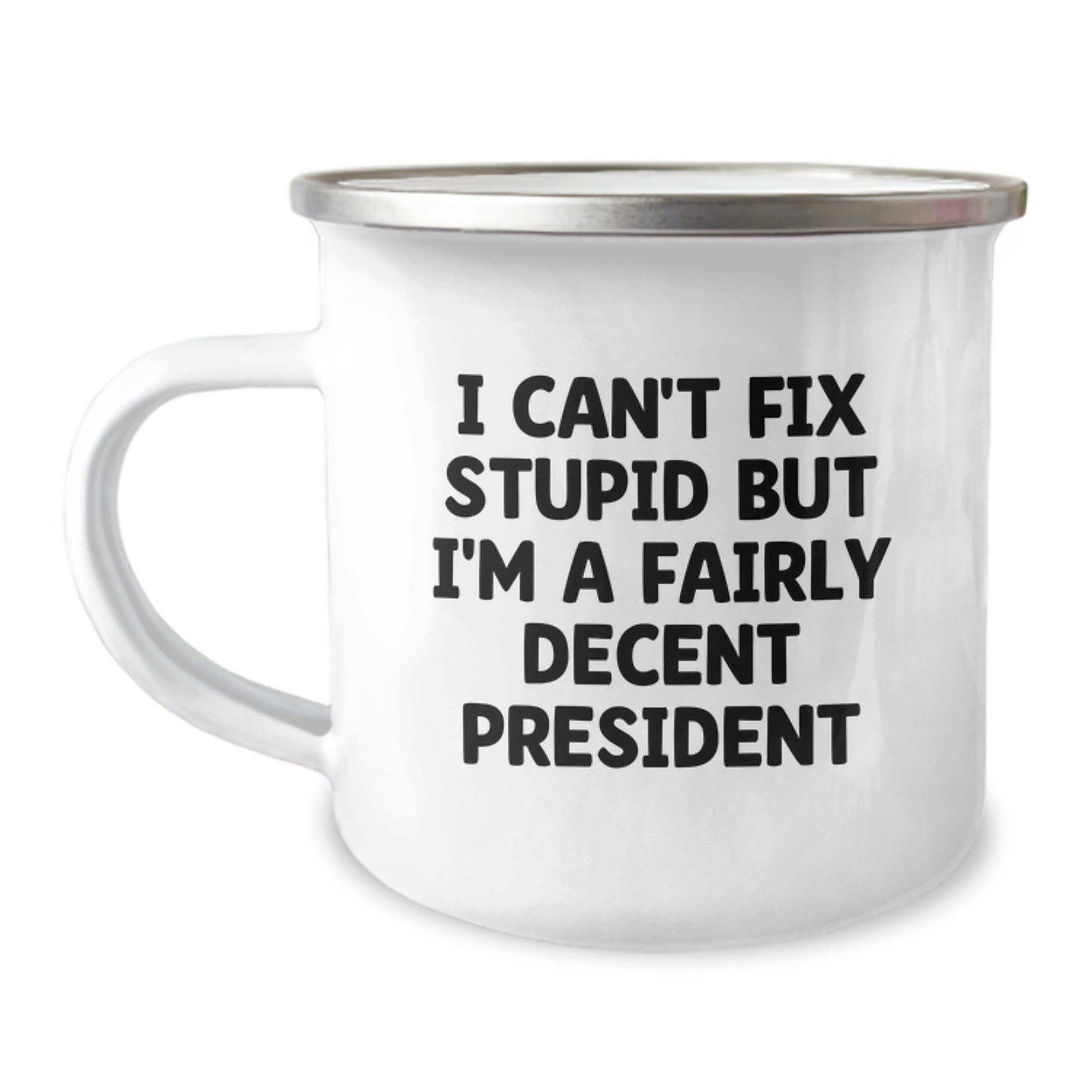Funny President Gifts for Men, Unique Graduation Unique Gifts from Friends, President Camping Mug for President Enthusiasts - Image 1