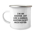 Gifts from Family, Funny Auditor Quote Camping Mug for Auditor, Perfect Father's Day Unique Gifts for Men - Image 1