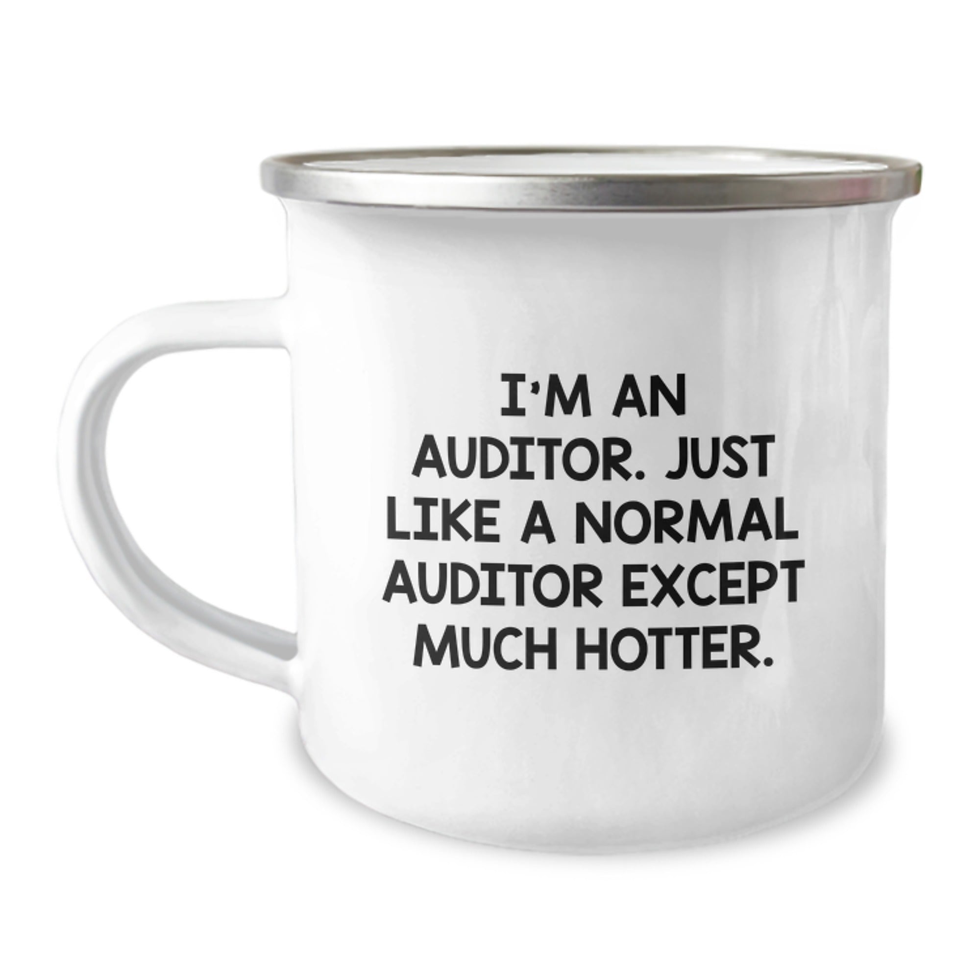 Gifts from Family, Funny Auditor Quote Camping Mug for Auditor, Perfect Father's Day Unique Gifts for Men - Image 1