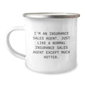 Insurance Sales Agent Gifts for Mom Funny Camping Mugs from Husband - Unique Mother's Day Unique Gifts - Image 1