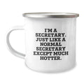 Funny Secretary Gifts for Secretary, Camping Mugs for Secretary, Mother's Day Unique Gifts from Men to Secretary - Image 1