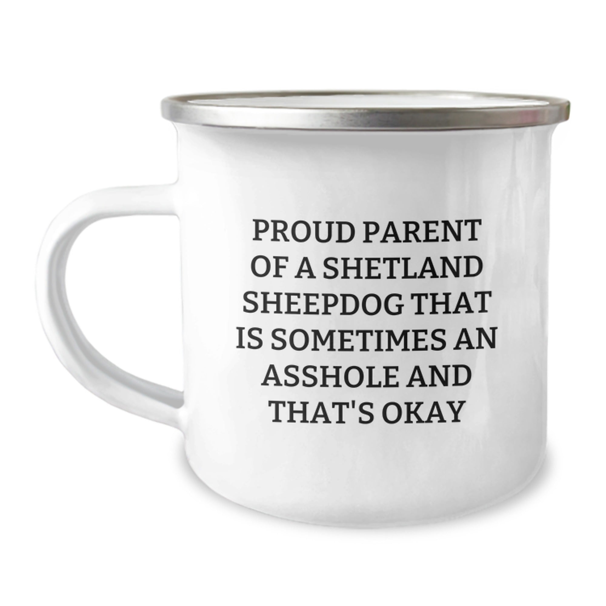 Funny Shetland Sheepdog Gifts for Mom - Proud Parent Mugs for Camping Enthusiasts, Unique Mother's Day Presents from Women, Women's Camping Accessories - Image 1