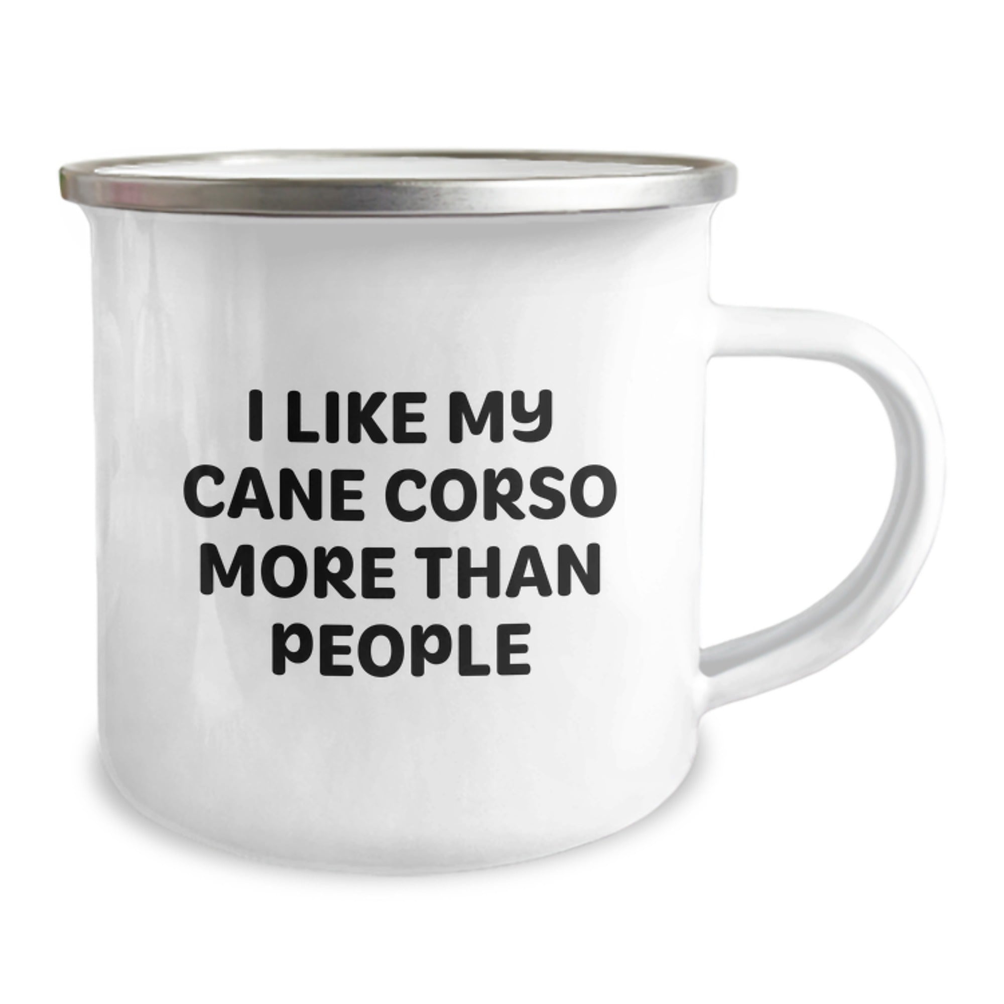 Funny Cane Corso Dog Gifts for Men - Unique Birthday Mugs for Dog Lovers - I Like My Cane Corso More Than People - Fun Camping Mug for Friends - Image 2