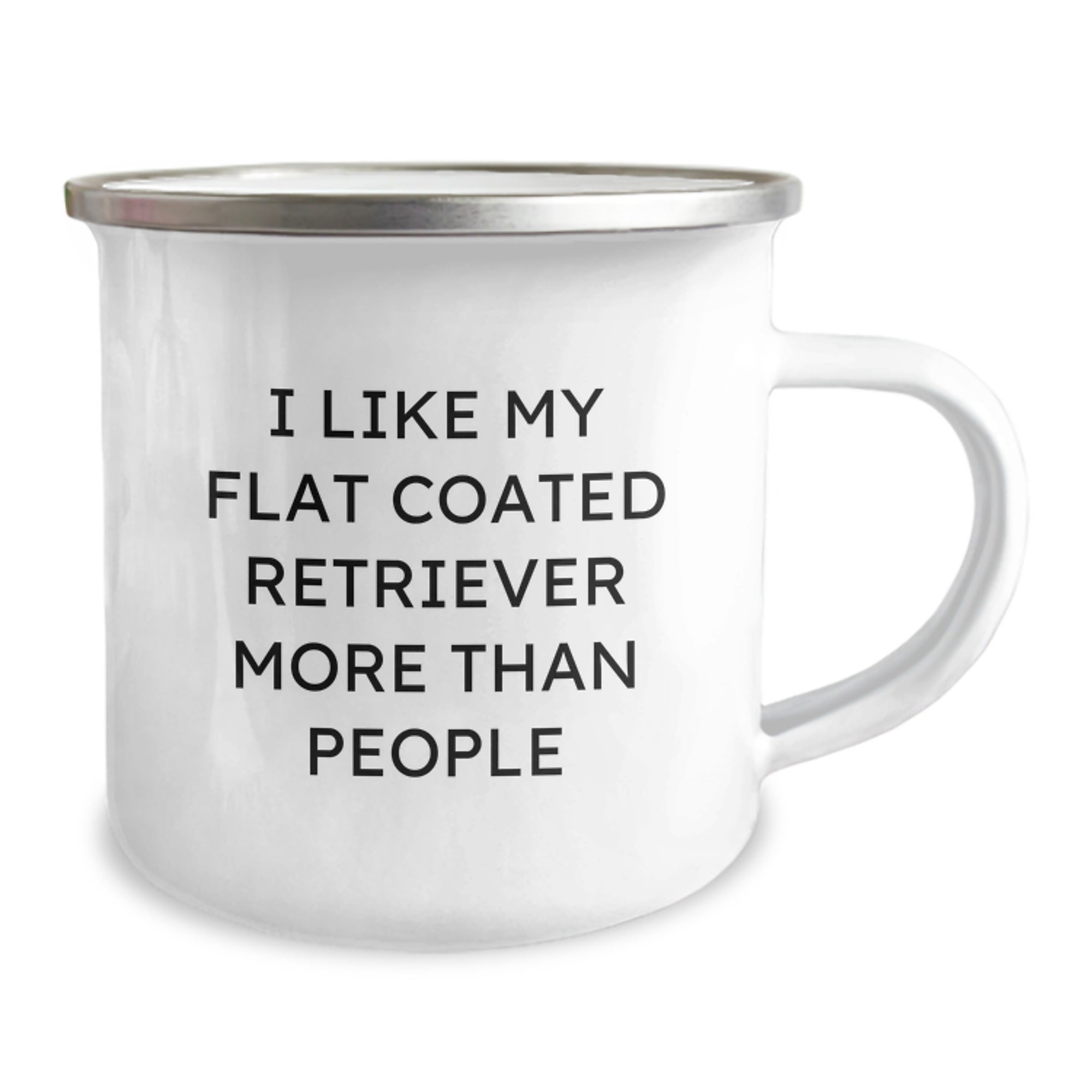 Flat Coated Retriever Dog Lover Gifts from Friends and Family - Funny Camping Mug for Birthday Unique Gifts - I Like My Flat Coated Retriever More Than People - Image 2