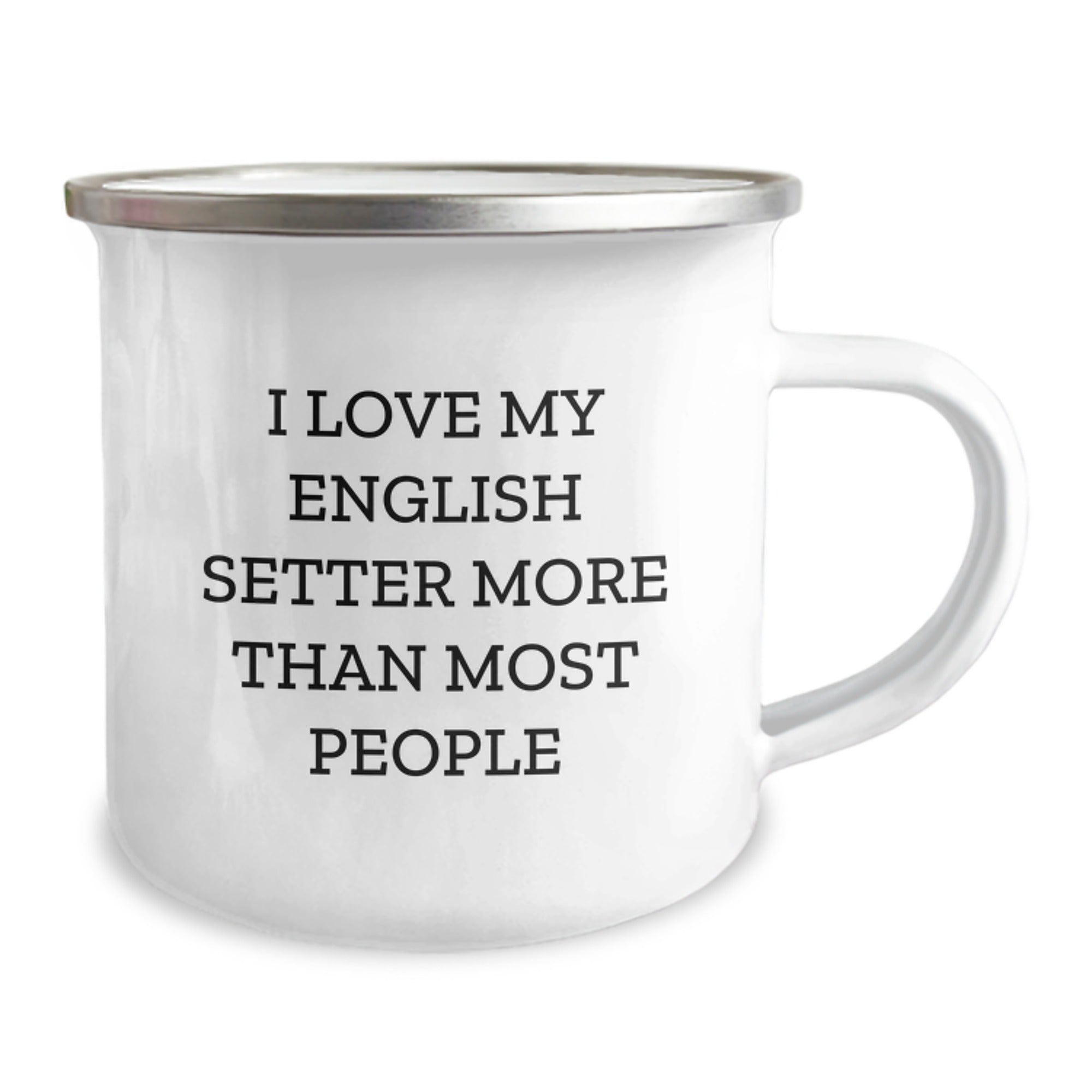 Funny English Setter Dog Gifts for Men - I Love My English Setter More Than Most People Birthday Unique Gifts from Friends and Family - Image 2