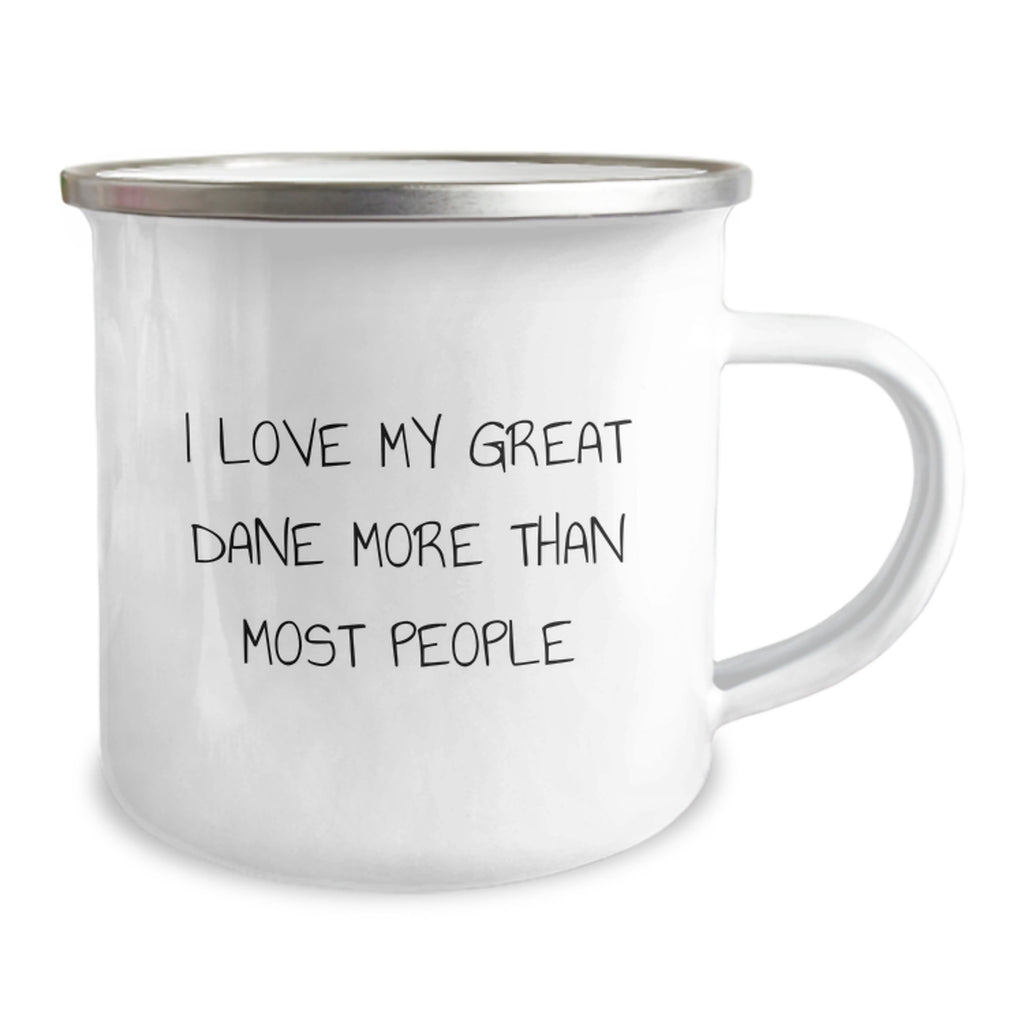 Funny Great Dane Dog Gifts from Men to Friends for Birthday Great Dane Dog Lover Camping Mug - Image 2