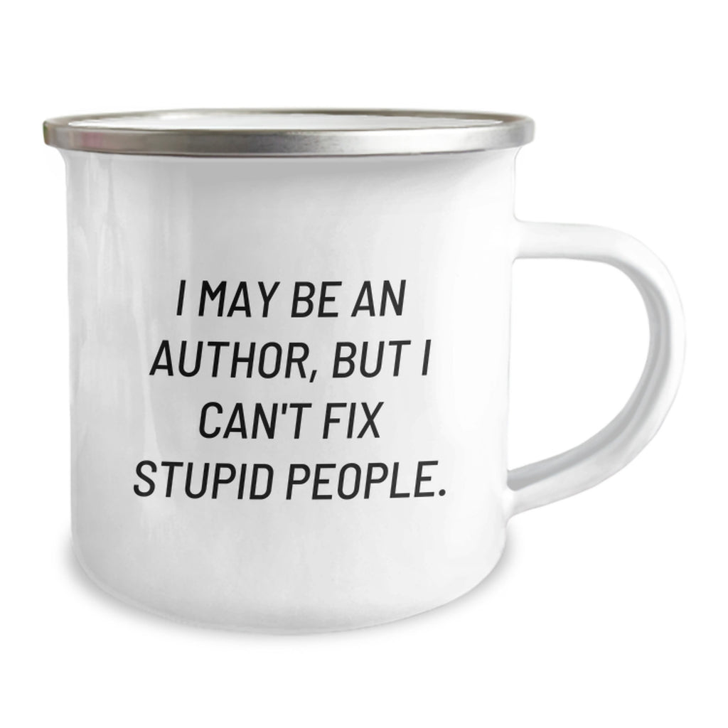 Funny Author Gifts for Her - 'I May Be An Author, But' Camping Mug for Mom on Mother's Day from Daughter - Image 2