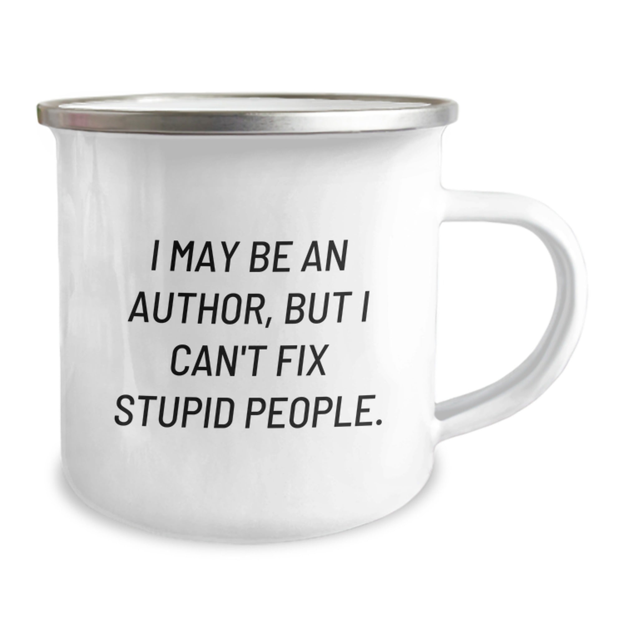Funny Author Gifts for Her - 'I May Be An Author, But' Camping Mug for Mom on Mother's Day from Daughter - Image 2