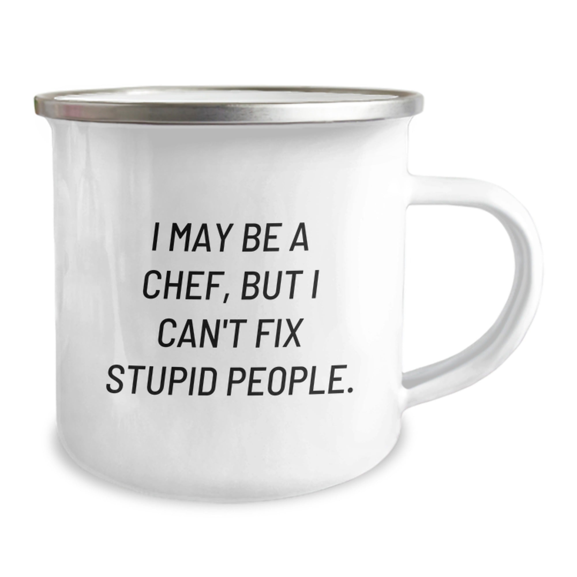 Funny Chef Gift, Graduation Unique Gifts for Chef, Men, or Women - Camping Mug with I May Be a Chef Quote, Perfect for Friends, Coworkers, or Family - Image 2