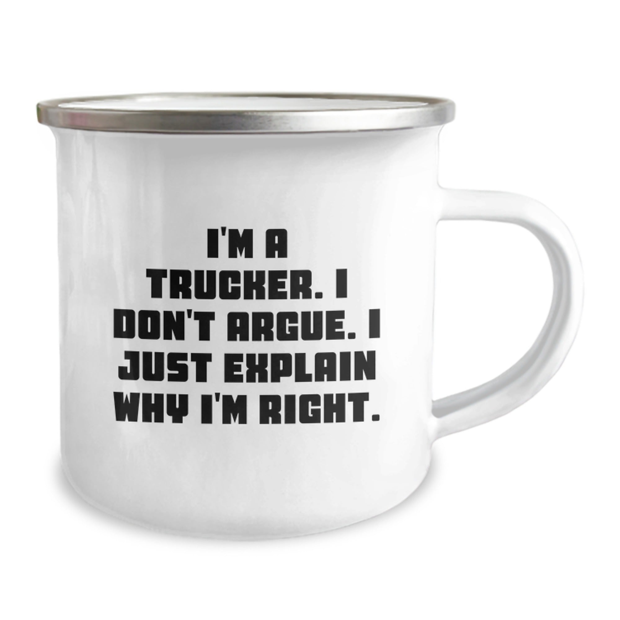 Funny Trucker Gifts from Family for Trucker Men, I'm A Trucker, Camping Mug, Unique Graduation Gifts for Truckers - Image 2