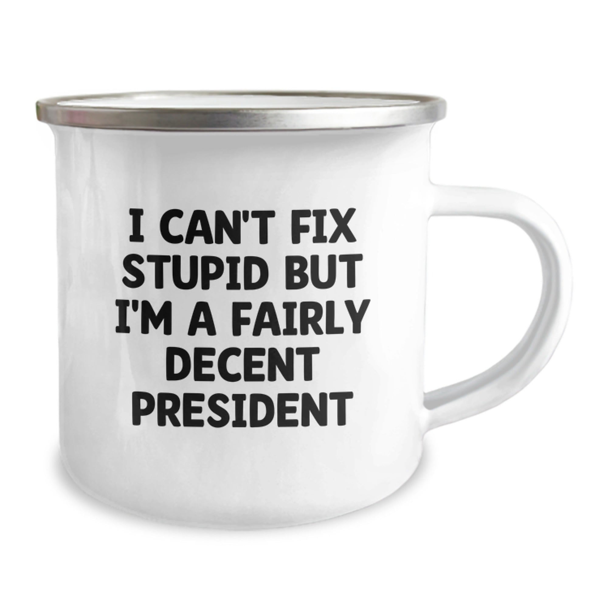 Funny President Gifts for Men, Unique Graduation Unique Gifts from Friends, President Camping Mug for President Enthusiasts - Image 2