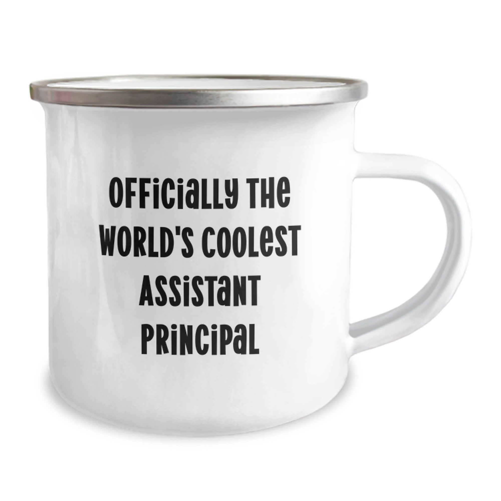 Gifts from Family for Assistant Principal - Funny Camping Mug Officially The Worlds Coolest Assistant Principal - Image 2