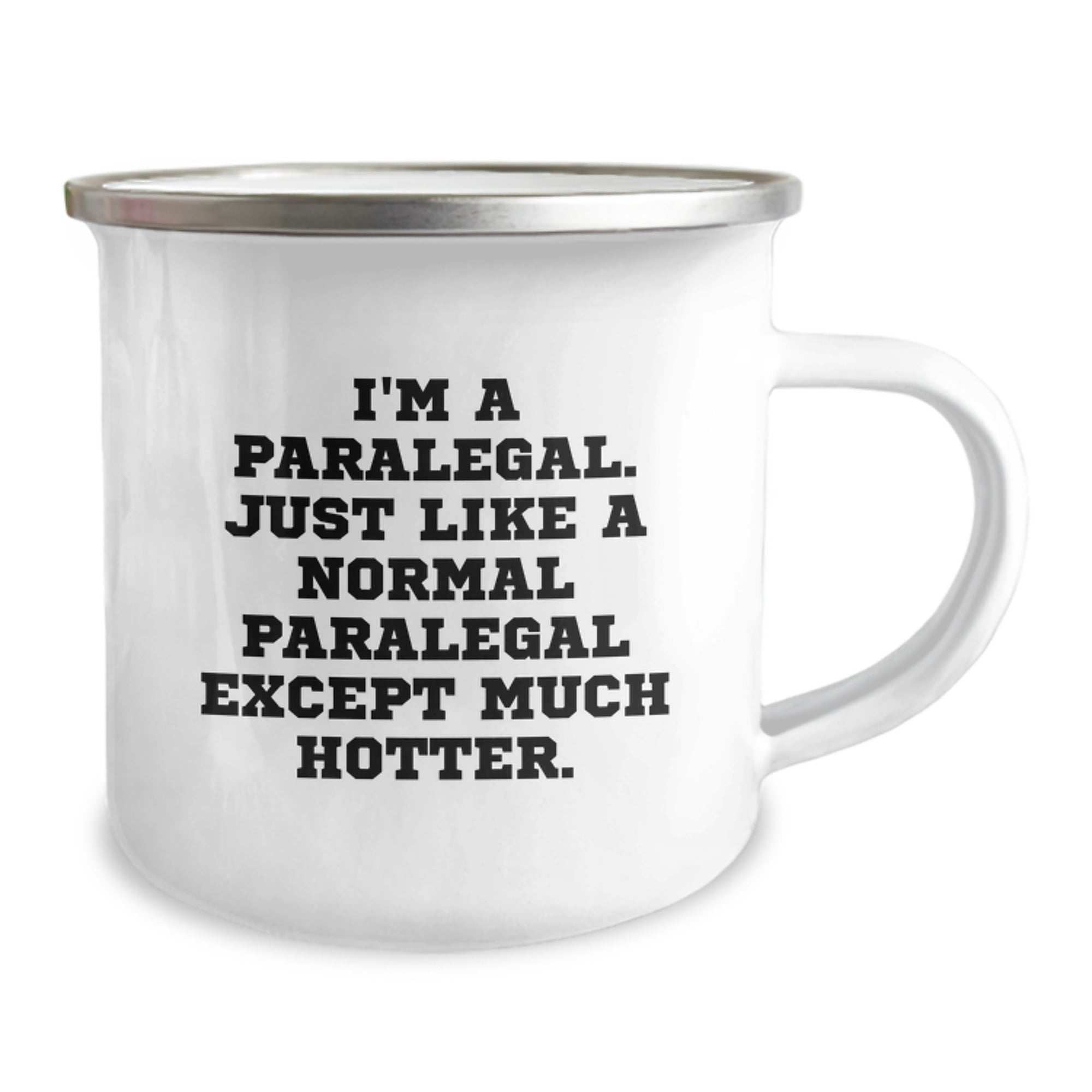 Funny Paralegal Gifts for Men - I'm A Paralegal. Just Like A Normal Paralegal Except Much Hotter. - Unique Camping Mug for Dad on Father's Day - Image 2