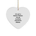 Alaskan Malamute Dog Heart Ornament, Funny Gifts from Family, Friends, or Coworkers for Christmas Unique Presents - Image 1