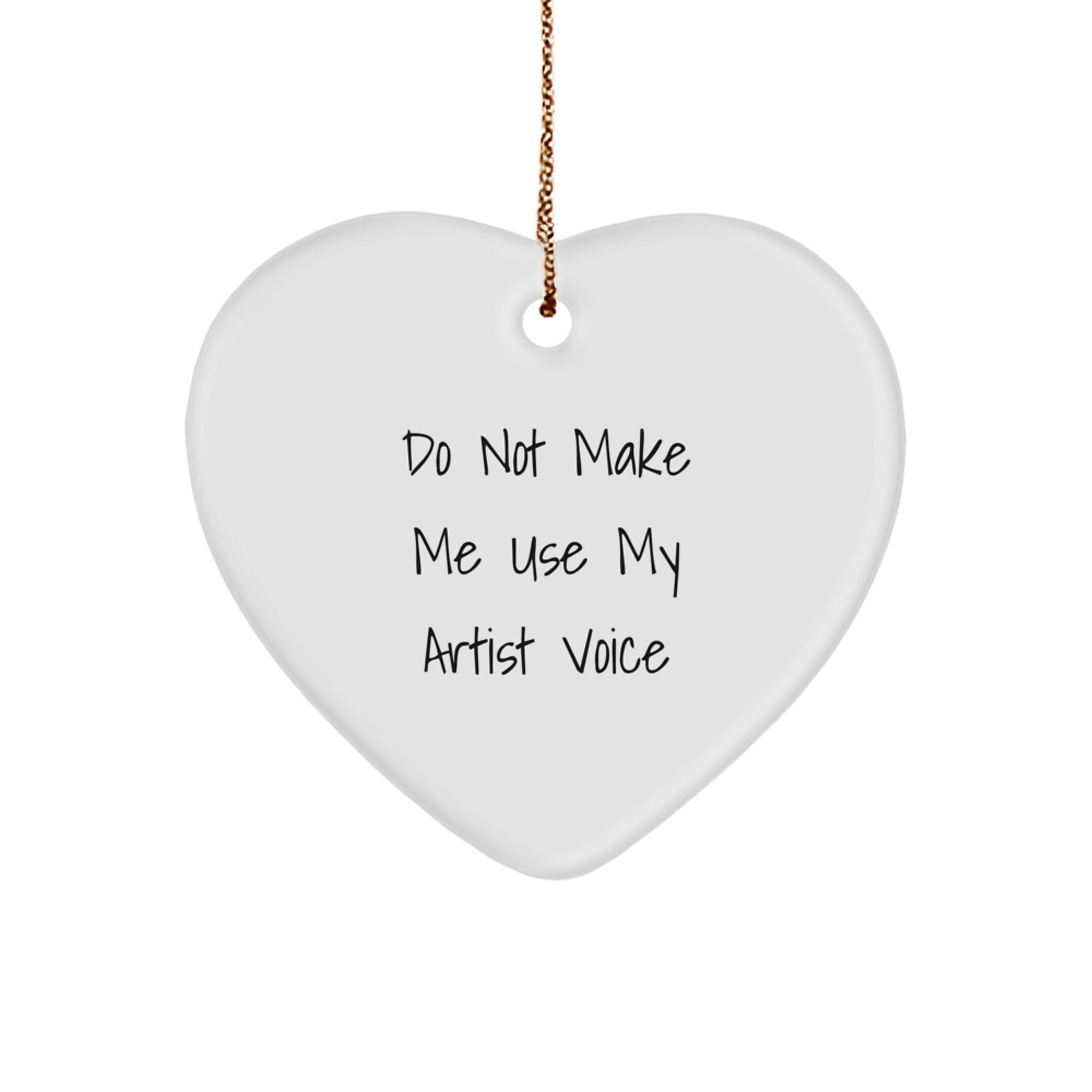 Funny Artist Heart Ornament Gifts from Friends for Artist Men Women Christmas Unique - Image 1