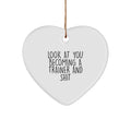 Funny Trainer Gifts, Heart Ornament for Trainer, Christmas Unique Gifts from Friends to Men, Women, Coworkers, Family, Trainer Men, Women, Friends, Coworkers, Family - Image 1