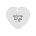 Executive Heart Ornament, Funny Quote, Gifts from Friends and Family for Executive, Christmas Unique Gifts - Image 1
