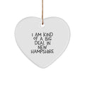 New Hampshire Heart Ornament Gifts from Friends to Show I Am Kind Of A Prime Selection - Image 1
